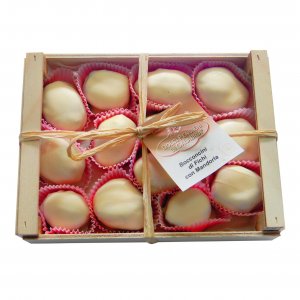 Feigen in weißer Schokolade