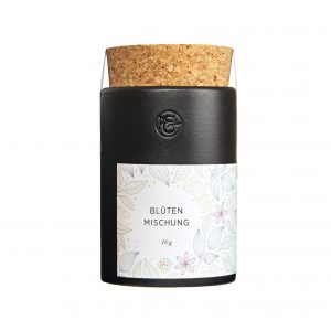 Blütenmischung, Keramikdose