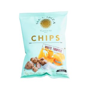 Kartoffelchips mit weißen Trüffeln